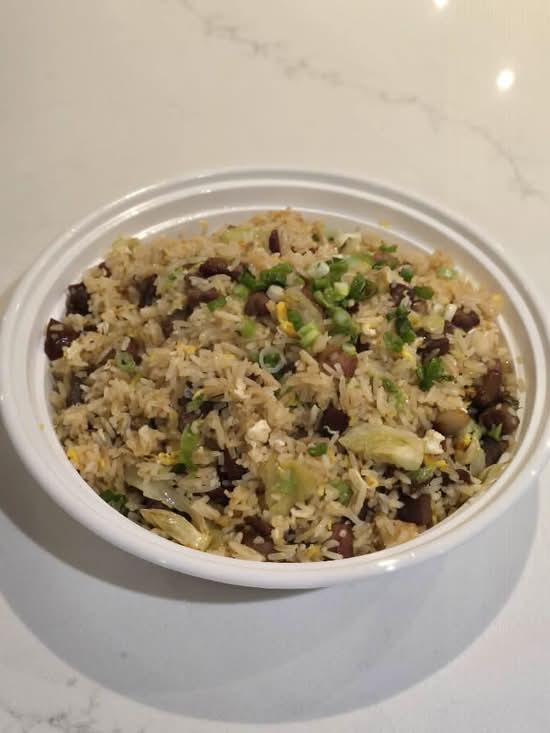 BBQ Pork Fried Rice (叉烧炒饭）